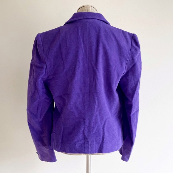 Féraud Angora Purple Blazer Jacket, Super Soft - Picture 4 of 12